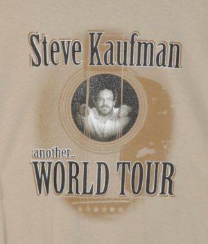 "Steve Kaufman, another...World Tour" Tshirt Front