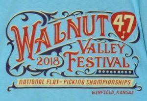 Official 2018 Walnut Valley Festival Worker T-Shirt