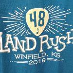 Official 2019 Walnut Valley Festival Landrush T-Shirt