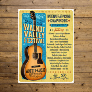 Walnut Valley Festival Poster - 2014